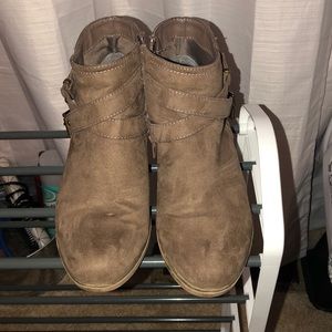 Tan Booties